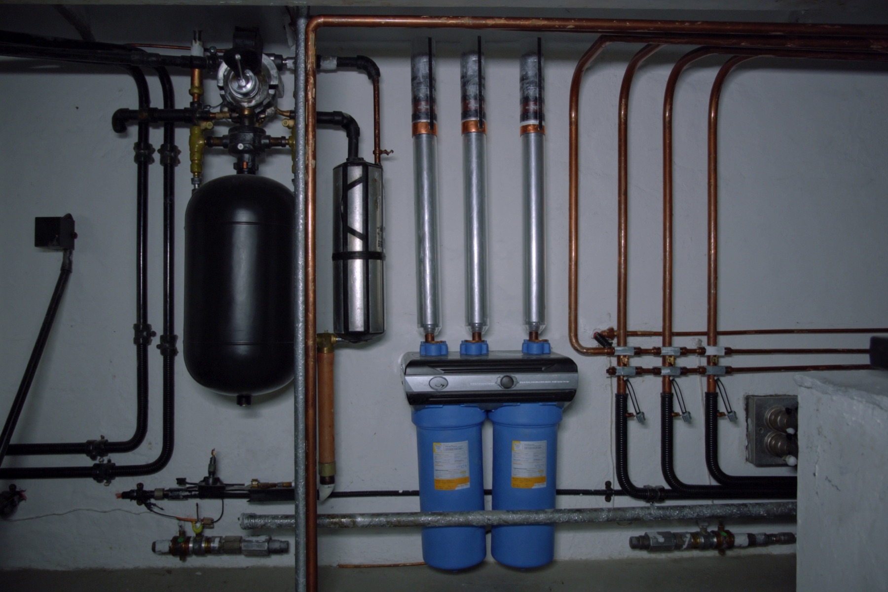 Gręžinio siurblys, hidroforas ir filtrai